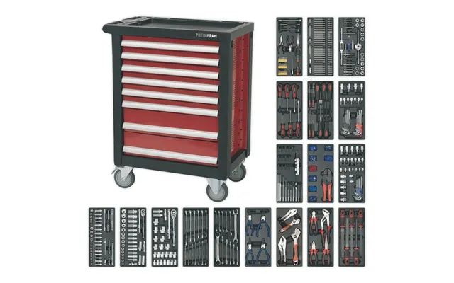 Sealey Premier 8 Drawer Roller Cabinet 707 Piece Tool Kit