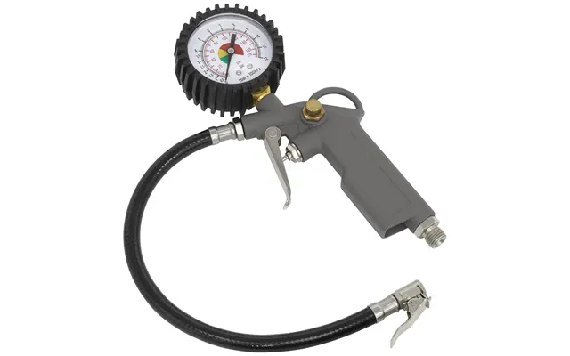Sealey Sa332 Clip On Connector Air Tyre Inflator And Dial Gauge