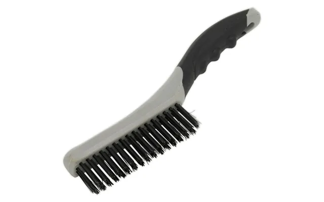 Sealey Soft Grip Handle Steel Wire Brush