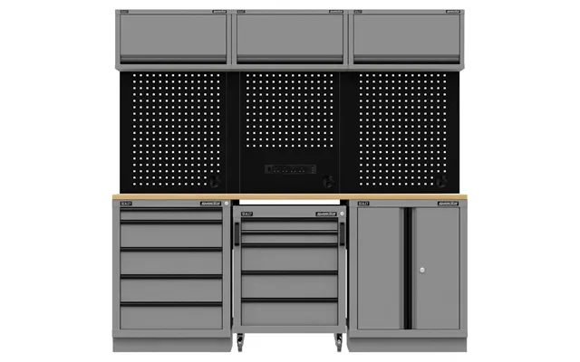 Sealey Superline Pro Black Edition Rubber Wood Worktop Storage System Combo