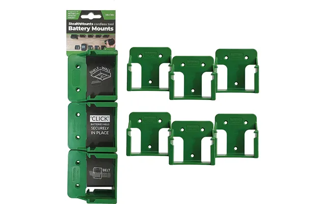 Stealth Mounts 6 Pack Battery Mounts For Metabo 18v Batteries