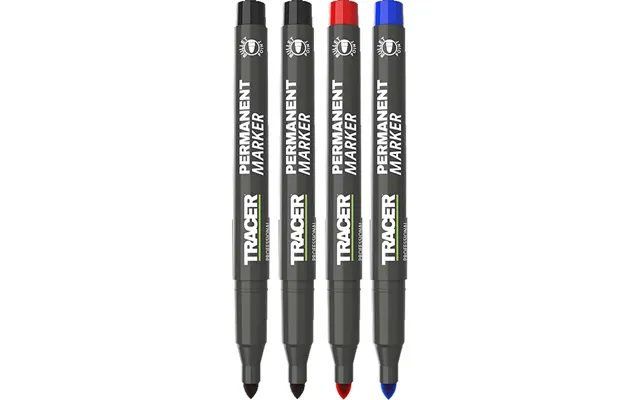 Tracer Trade 4 Piece Permanent Markers Set