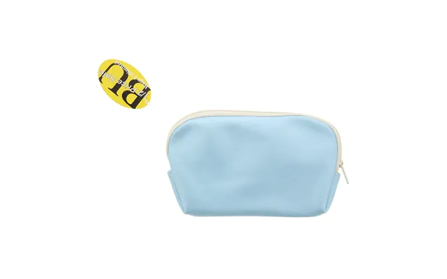 Bags Unlimited Shimmer Blue White Zip Small Pouch product image