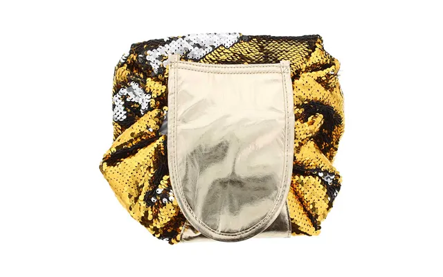Sequin Make Up Bag Gold product image