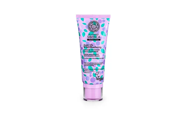 Natura Siberica Anti-ox Wild Blueberry. Cream-to-foam Face Cleanser - 100 Ml product image