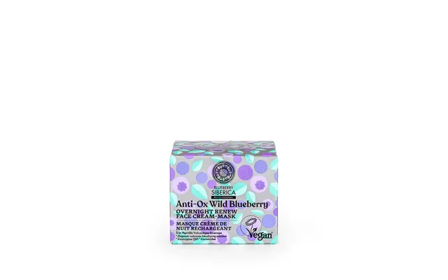 Natura Siberica Anti-ox Wild Blueberry. Overnight Renewing Face Cream-mask - 50 Ml product image