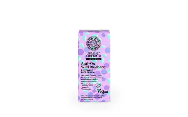 Natura Siberica Anti-ox Wild Blueberry. Renewing Face Serum - 30 Ml product image