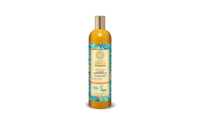 Natura Siberica Bath Foam With Organic Oblepikha Hydrolate Intensive Nutrition And Hydration - 550 Ml