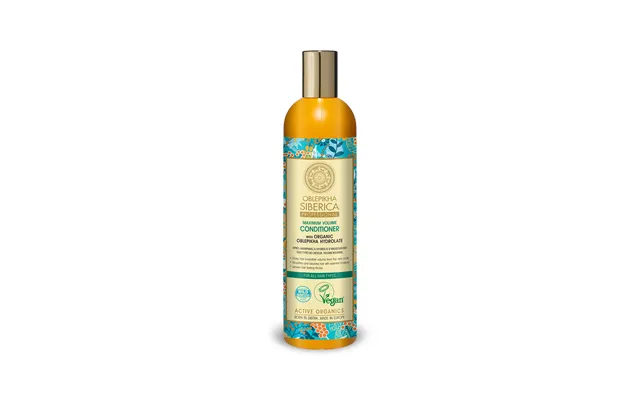 Natura Siberica Conditioner With Organic Oblepikha Hydrolate For All Hair Types - 400 Ml product image
