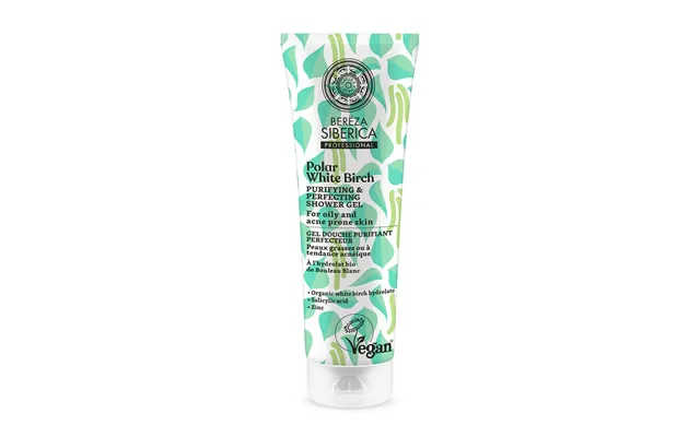 Natura Siberica Polar White Birch. Purifying & Perfecting Shower Gel - 200 Ml