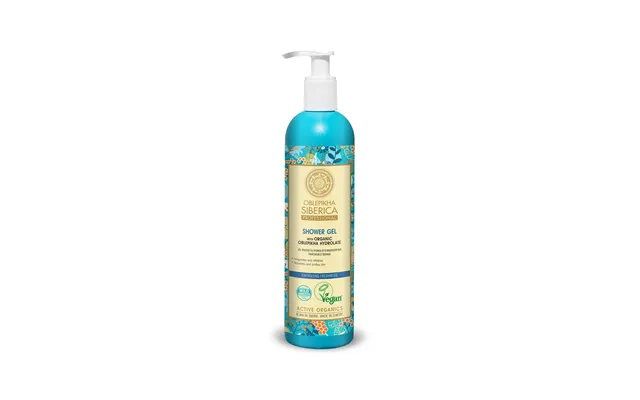 Natura Siberica Shower Gel With Organic Oblepikha Hydrolate Energizing Freshness - 400 Ml