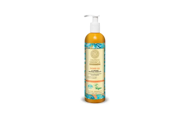 Natura Siberica Shower Gel With Organic Oblepikha Hydrolate Intensive Nutrition And Hydration - 400 Ml