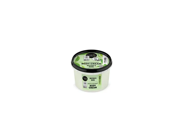 Organic Shop Antioxidant Body Cream Matcha And Basil - 250 Ml