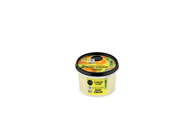 Organic Shop Invigorating Body Cream Clementine And Lemon - 250 Ml