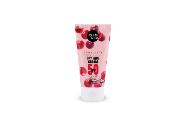 Organic Shop Sunscreen Day Face Cream 50 Spf Oily Skin - 50 Ml product image