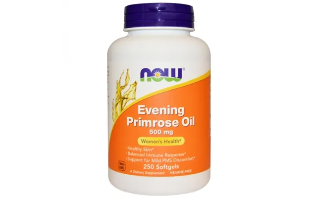 Evening Primrose Oil 500 Mg 250 Soft Gels - Now Foods