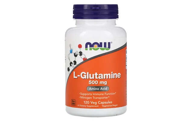 L-glutamine 120 Capsules - Now