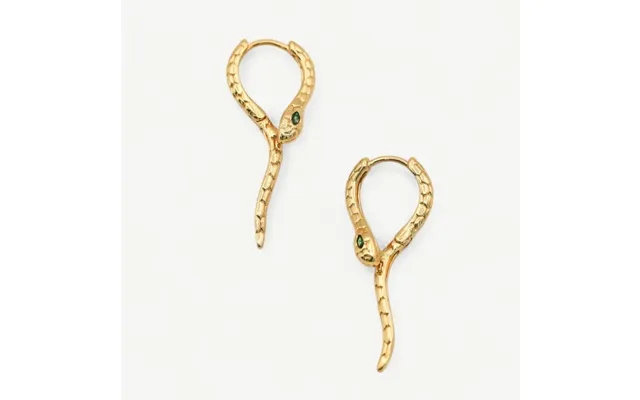 Snake Hoop Earrings