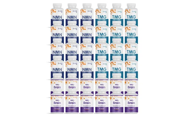 Morning Bundle Nad Brain Nmn Tmg - 12 Bottles Each
