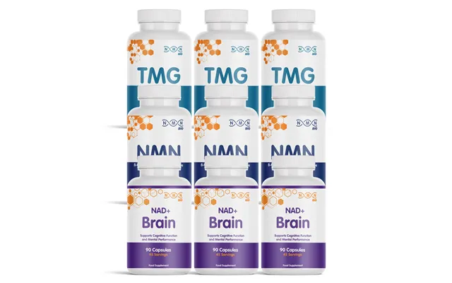 Morning Bundle Nad Brain Nmn Tmg - 3 Bottles Each