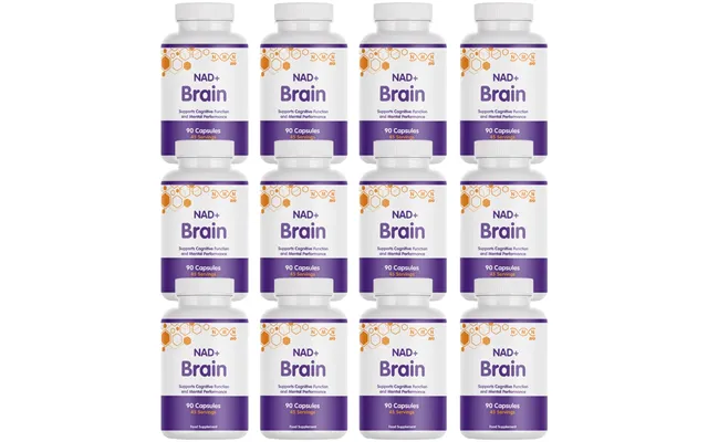 Nad Brain Healthy Brain Aging Nootropic - 12 Bottles