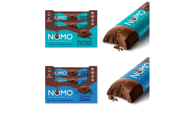 Nomo Caramel & Sea Salt Creamy Chocolate Bars Bundle