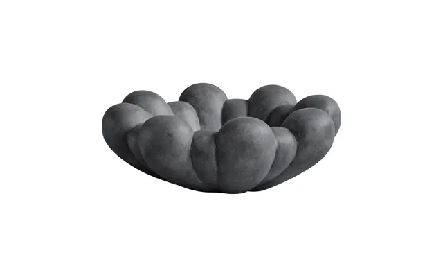 101 Copenhagen Bloom Tray Bowl Large Dark Grey