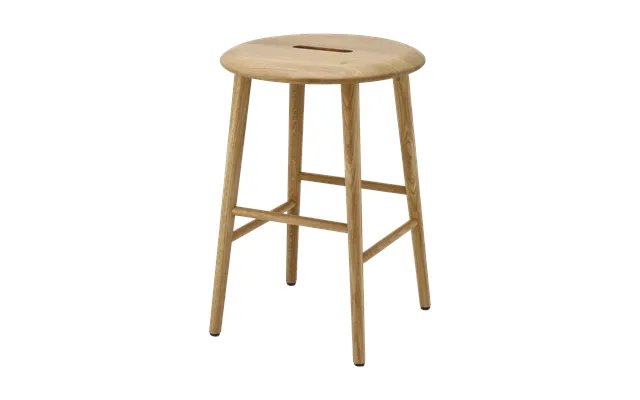 1898 Norrabo Stool 53 Cm Natural Lacquered Oak