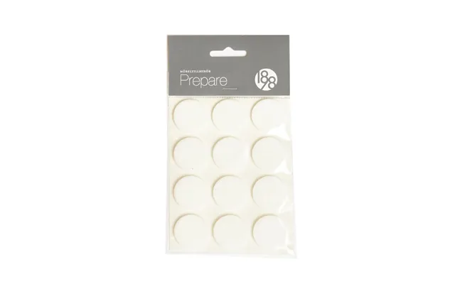 1898 Prepare Furniture Floor Protectors White - Self-adhesive Felt