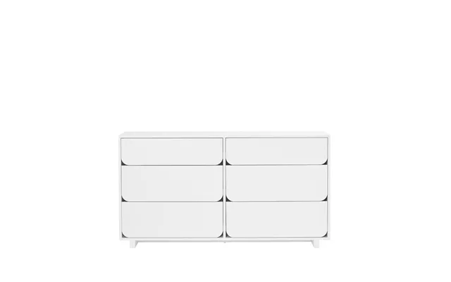 1898 Vidja Dubbel Chest Of Draws White Lacq. 6 Box