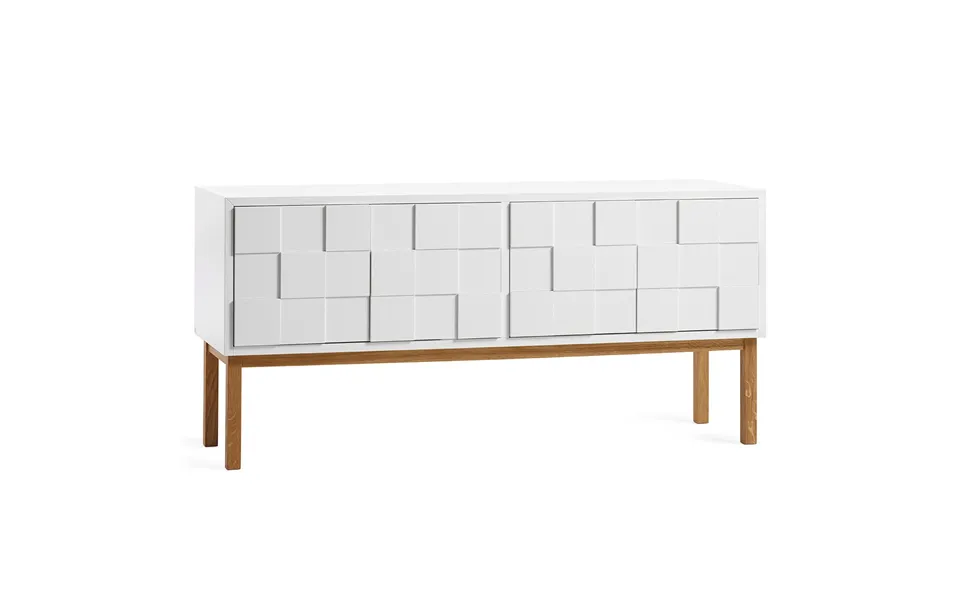 A2 Collect 2010 Media Bench With Leg Oak Leg