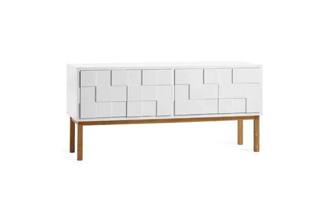 A2 Collect 2010 Media Bench With Leg Oak Leg