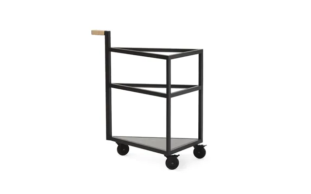 A2 Move Serving Trolley Black Stained Oak - Big