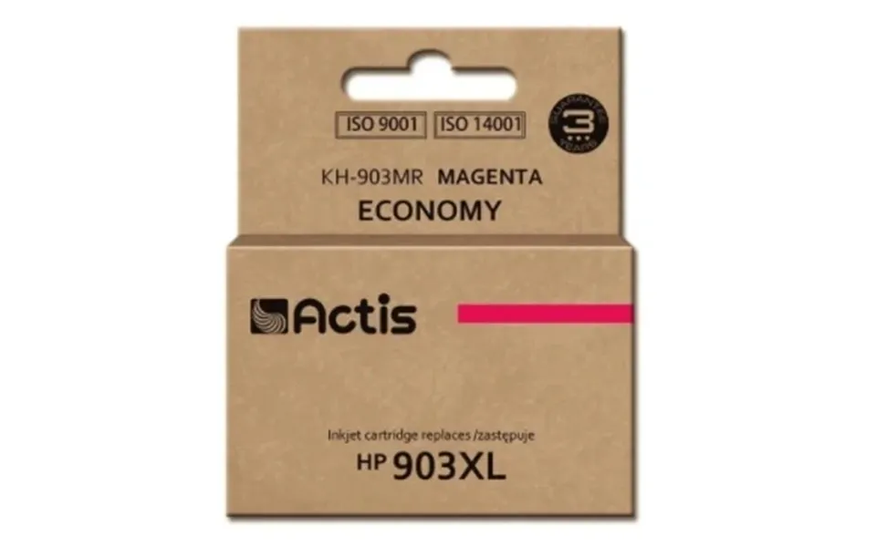 Actis - Ink For Hp Kh-903mr Replacement 903xl T6m07ae Magenta Purple