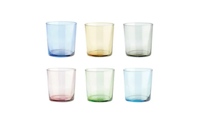 Aida Café Drinking Glass Multi 6-pack