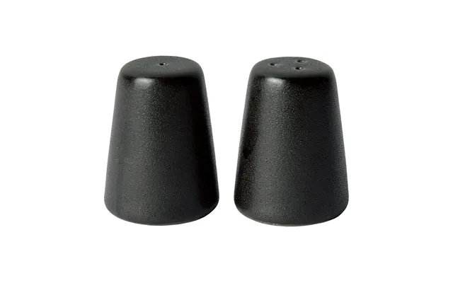 Aida Raw Salt And Pepper Set Titanium Black