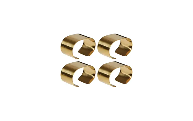 Aida Raw Serviette Holder 4-pack Gold