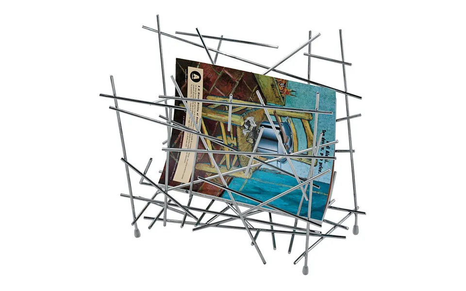 Alessi Blow Up Newsletter Stand Stainless Steel