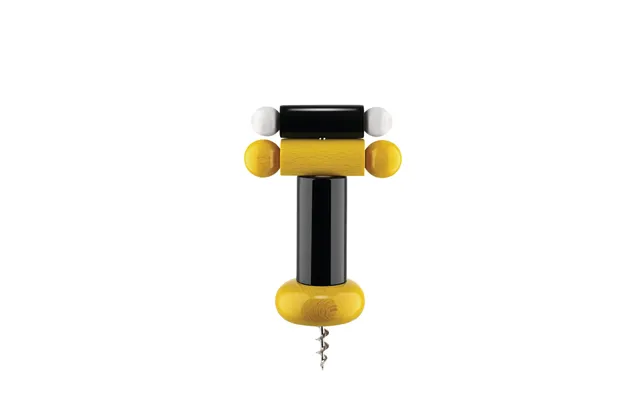 Alessi Twergi Cork Screw Opener Black