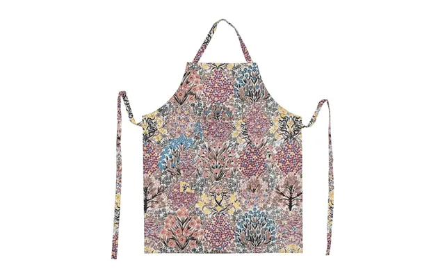 Almedahls Botanic Garden Apron Pink Brown