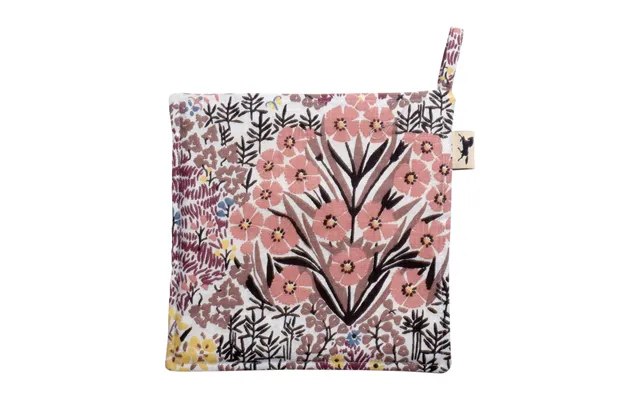 Almedahls Botanic Garden Oven Mitt 23x23 Cm Pink Brown