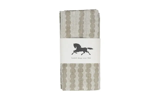 Almedahls Pricktyg Fabric Napkin 45x45 Cm 2-pack Nature-taupe