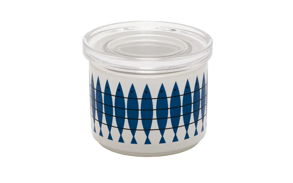 Almedahls Sill Jar With Lid Blue
