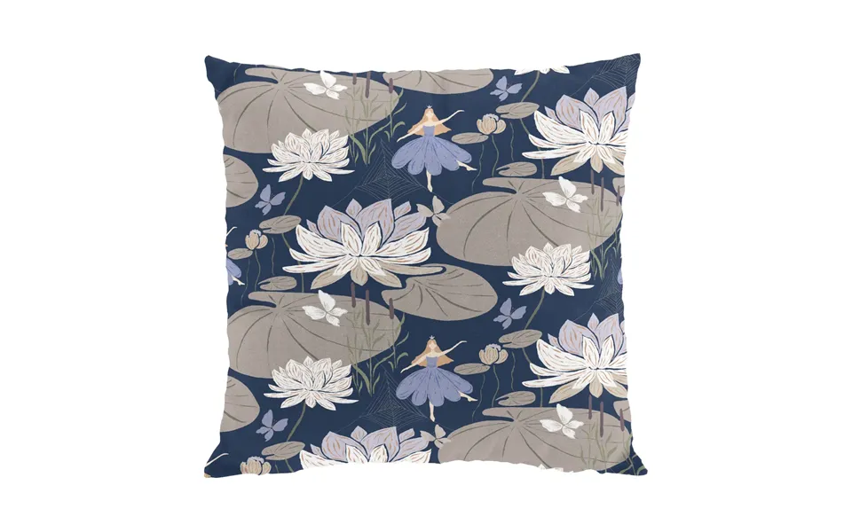 Arvidssons Textil Lily Cushion Cover 47x47 Cm Blue