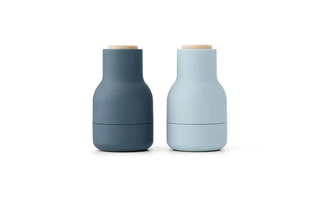 Audo Copenhagen Bottle Grinder Spice Mill - Small 2-pack Blues-beech