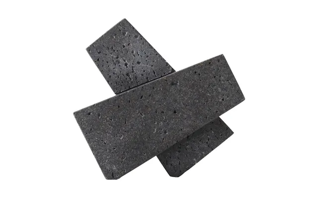 Audo Copenhagen Converge Bookends Lava Stone