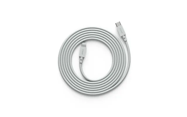 Avolt Cable 1 Usb C To Lightning Charging Cable 2m Gotland Gray