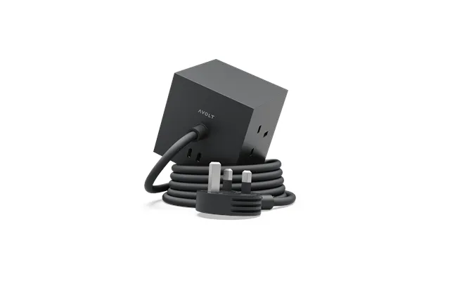 Avolt Square 1 Uk Power Strip Usb-c 30w 1.8 M Stockholm Black