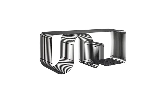 Aytm Curva Seating Bench 100 Cm Black