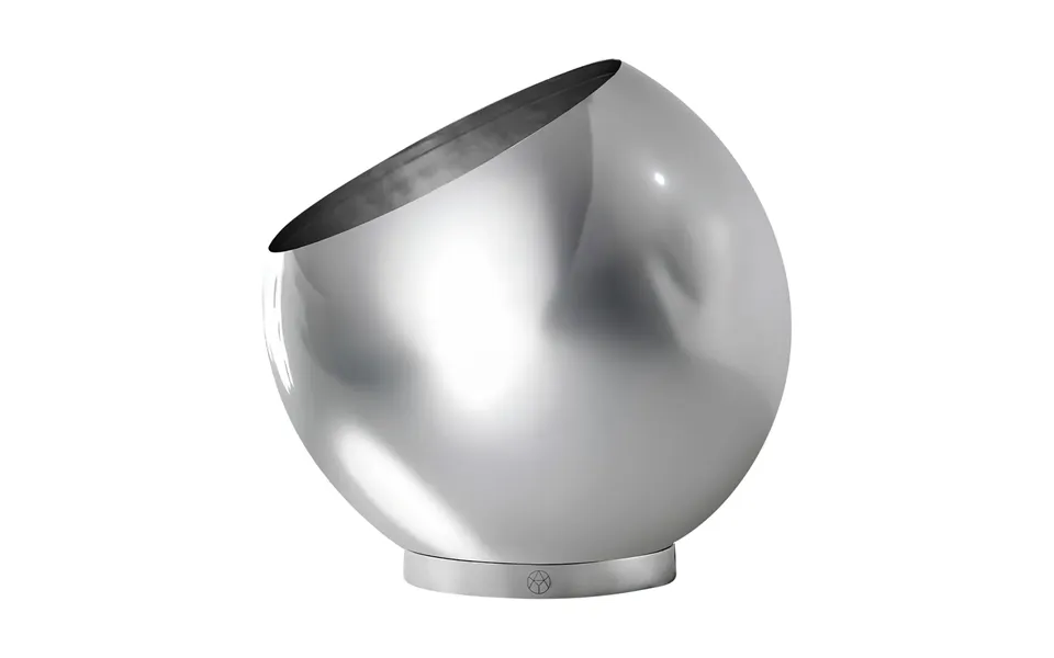 Aytm Globe Flowerpot Ø43 Cm Silver